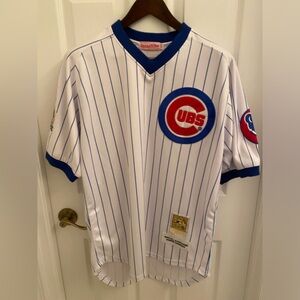Andre Dawson 1990 Chicago Cubs Mitchell and Ness  w/ All Star Patch